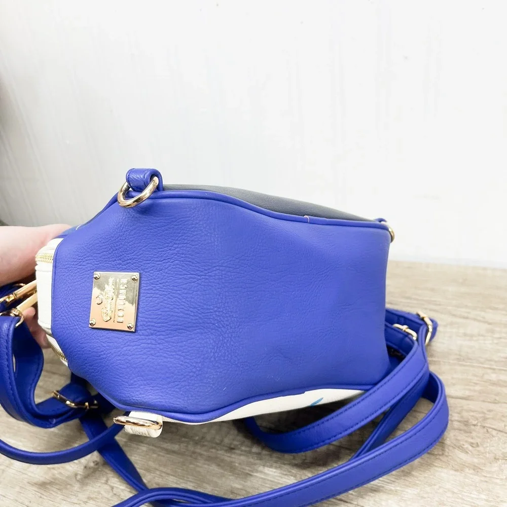 Sailor Moon BoxLunch Mini Backpack Convertible Crossbody Bag Blue White Anime
